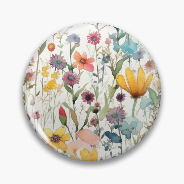 Item preview,  The cute watercolor wildflower meadow 1 designed and sold by UtArt.