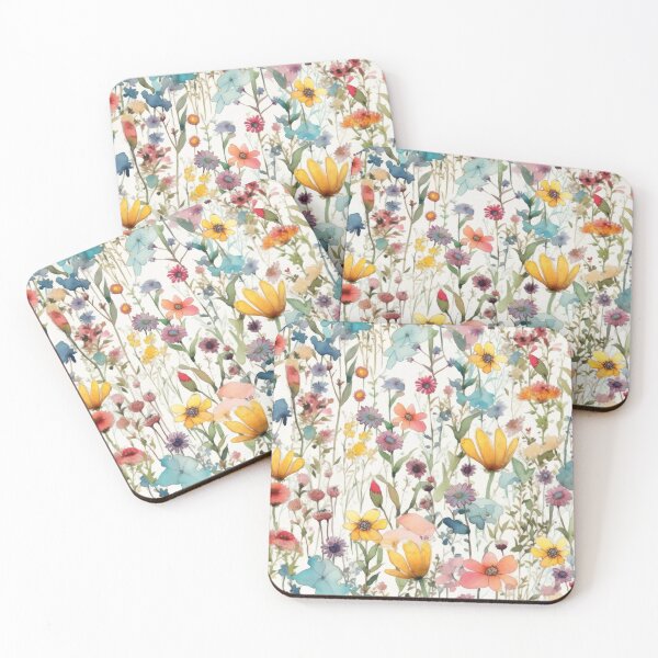 Item preview,  The cute watercolor wildflower meadow 1 designed and sold by UtArt.