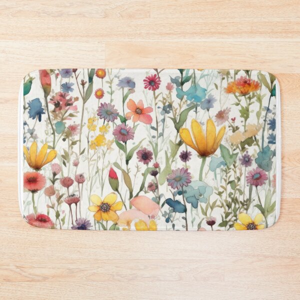 Item preview,  The cute watercolor wildflower meadow 1 designed and sold by UtArt.