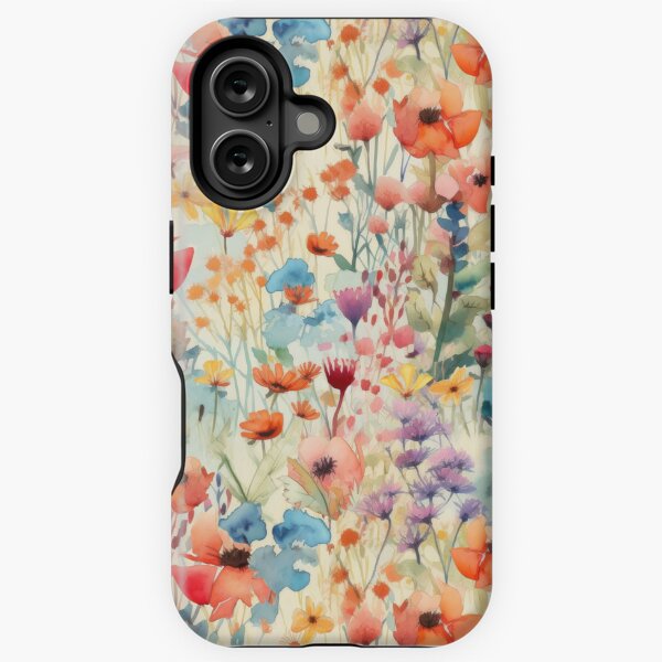 Item preview, The cute watercolor wildflower meadow 2 designed and sold by UtArt.