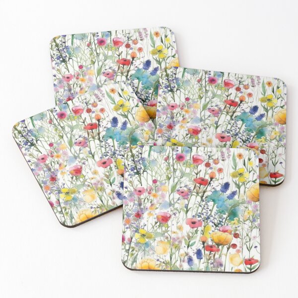 Item preview,  The cute watercolor wildflower meadow 3 designed and sold by UtArt.