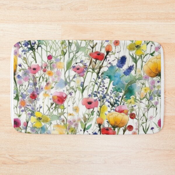 Item preview,  The cute watercolor wildflower meadow 3 designed and sold by UtArt.