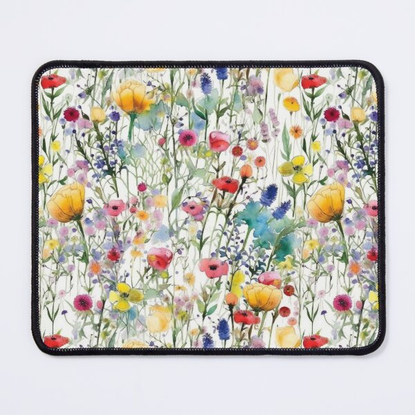 Item preview,  The cute watercolor wildflower meadow 3 designed and sold by UtArt.