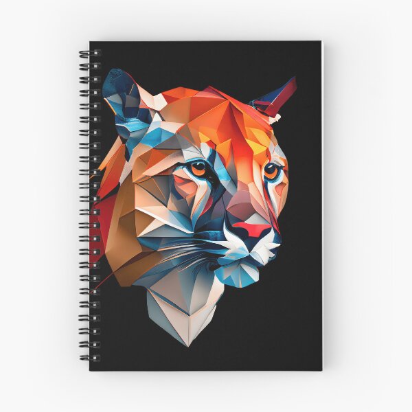Item preview, Abstract Puma Art: A Colorful Twist on Wildlife Imagery designed and sold by FiveIntentions.