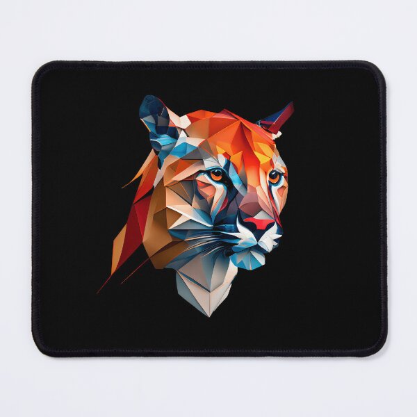 Item preview, Abstract Puma Art: A Colorful Twist on Wildlife Imagery designed and sold by FiveIntentions.
