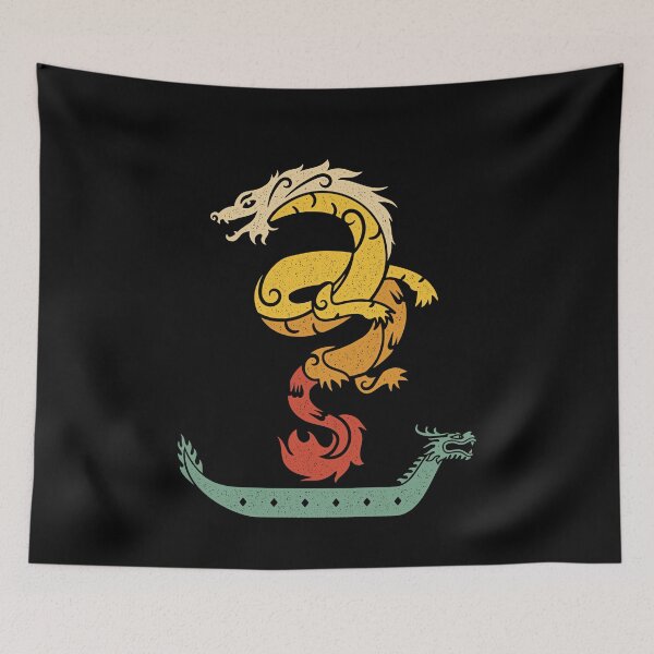 Item preview, Dragon Boat Paddling Vintage Look designed and sold by MarkusShirts.