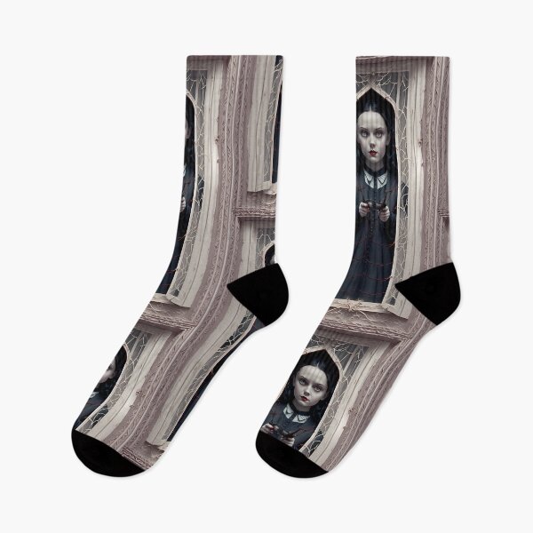 Item preview, Wednesday Addams Window | Holding Your Heart designed and sold by adibadib.