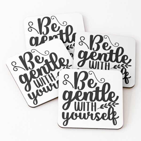 Item preview, Yoga Saying Be Gentle With Yourself Motivational Quote designed and sold by SoccaTamam.