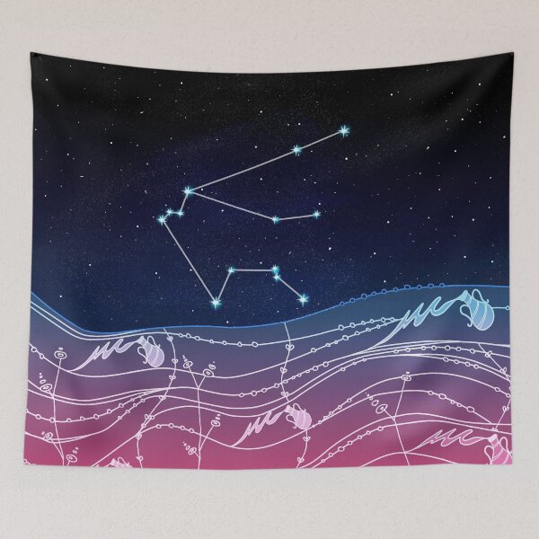 Item preview, Aquarius Zodiac Constellation Design  designed and sold by oursunnycdays.
