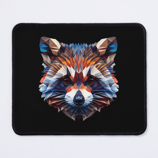 Item preview, Abstract Racoon Art: A Colorful Twist on Wildlife Imagery designed and sold by FiveIntentions.