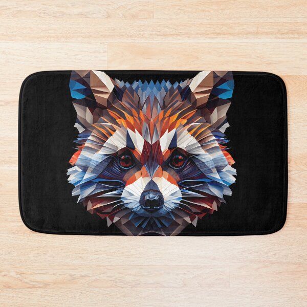 Item preview, Abstract Racoon Art: A Colorful Twist on Wildlife Imagery designed and sold by FiveIntentions.