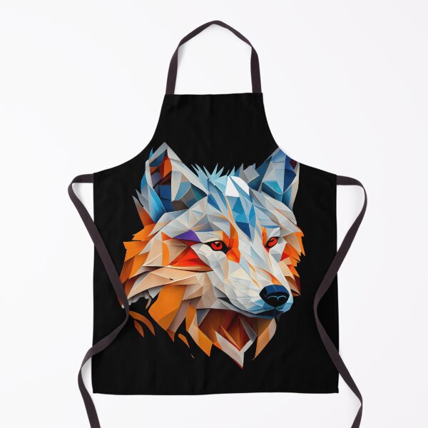 Item preview, Abstract Arctic Wolf: A Colorful Twist on Wildlife Imagery designed and sold by FiveIntentions.