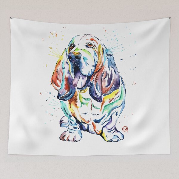 Item preview, Basset Hound - Basset Hound Walk 2016 designed and sold by Lisa Whitehouse.