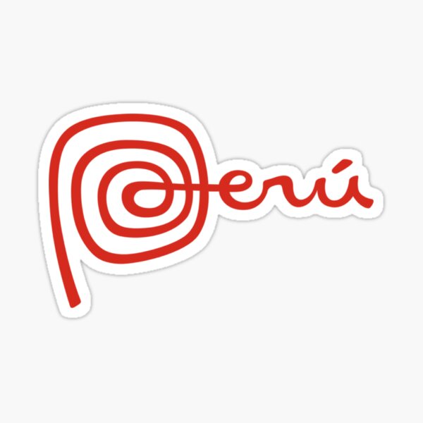 Peru logo lineas de Nazca Peruanos nombre  Pegatina