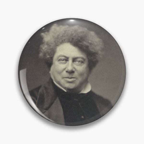 Item preview, Alexander Dumas Portrait designed and sold by CrankyOldDude.