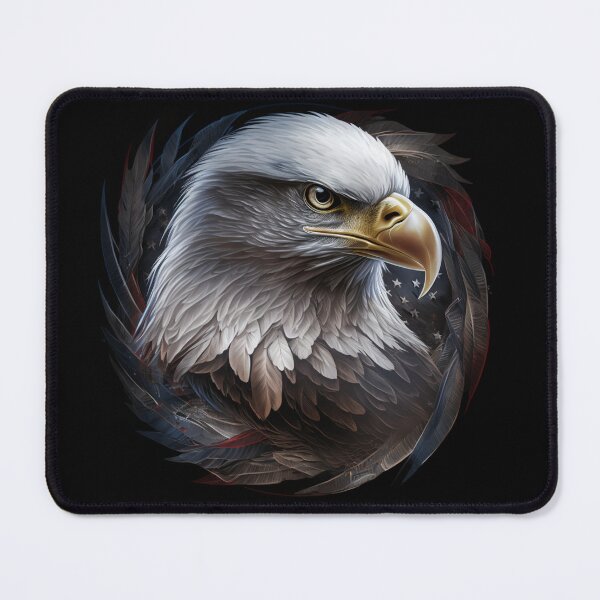 Item preview, US flag with eagle designed and sold by Zaolta.