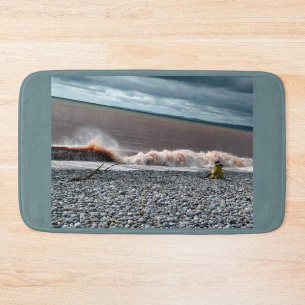 Item preview, Budleigh Salterton 2023, An English Red Sea Resort with crashing waves designed and sold by JonDelorme.
