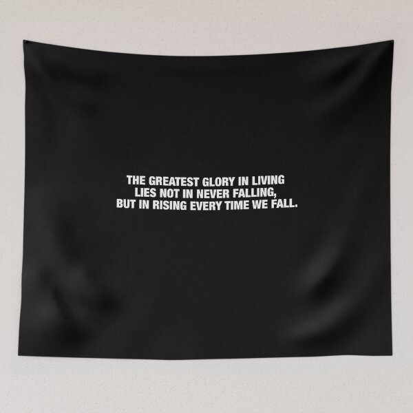 Item preview, Nelson Mandela Quote - The Greatest Glory in Living designed and sold by AshGrove.