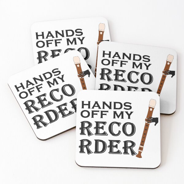 Item preview, Hands Off My Recorder Funny Music   designed and sold by CarlynArts9123.