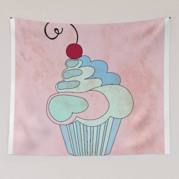 Item preview, Cherry cupcake designed and sold by Cristina Cassia.