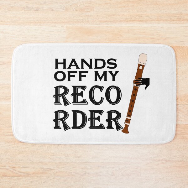 Item preview, Hands Off My Recorder Funny Music   designed and sold by CarlynArts9123.