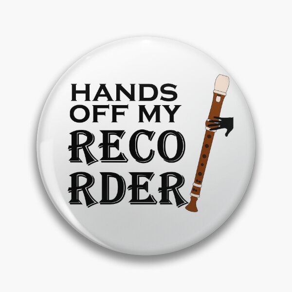 Item preview, Hands Off My Recorder Funny Music   designed and sold by CarlynArts9123.