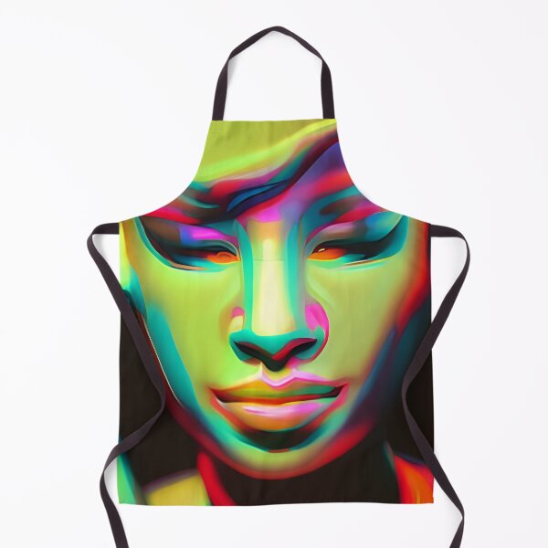 Item preview, Glitch Art of a black woman in neon colors designed and sold by Kawaii Girl.