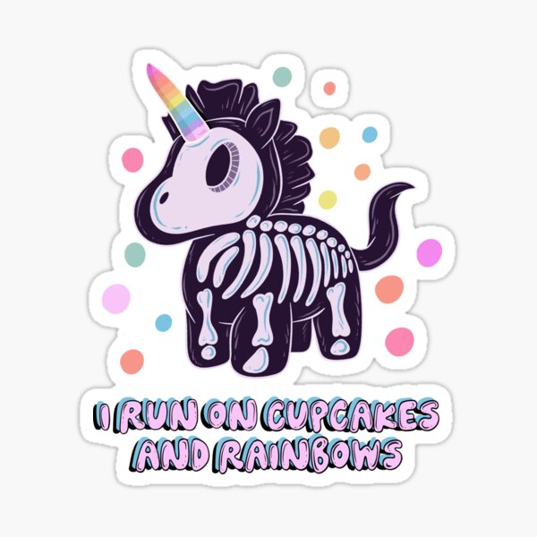 Rainbow Unicorn, Kawaii Unicorn, My Little Pony  Sticker for Sale by  PandorasBoxy