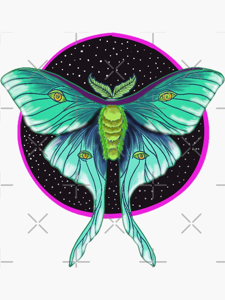 Night Moth Sticker