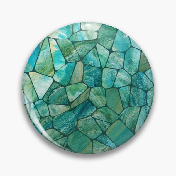 Item preview, Emerald Coast Marble cells abstract art designed and sold by k9printart.