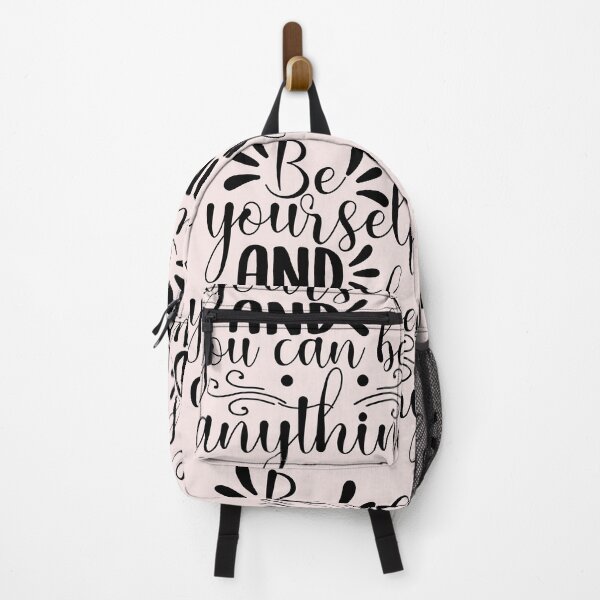 Item preview, Yoga Saying Be Yourself and You Can Be Anything Motivational Quote designed and sold by SoccaTamam.