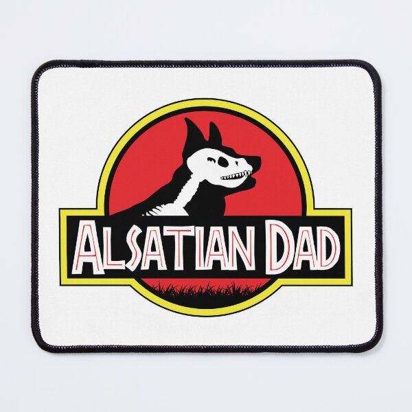 Item preview, (For Bright Background) Jurassic German Shepherd Dad designed and sold by More Cute Dogs.