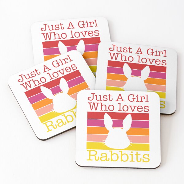 Item preview, Just a Girl who Loves Rabbits (B23) designed and sold by RuthieLord.