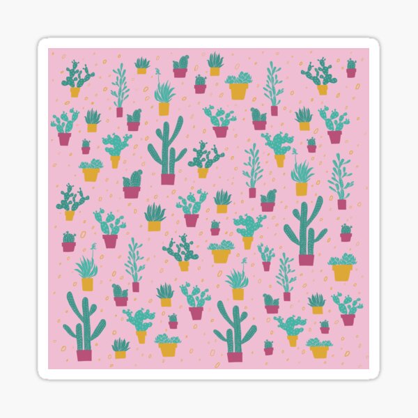Item preview, Pink Cactus Pattern designed and sold by kiaako.