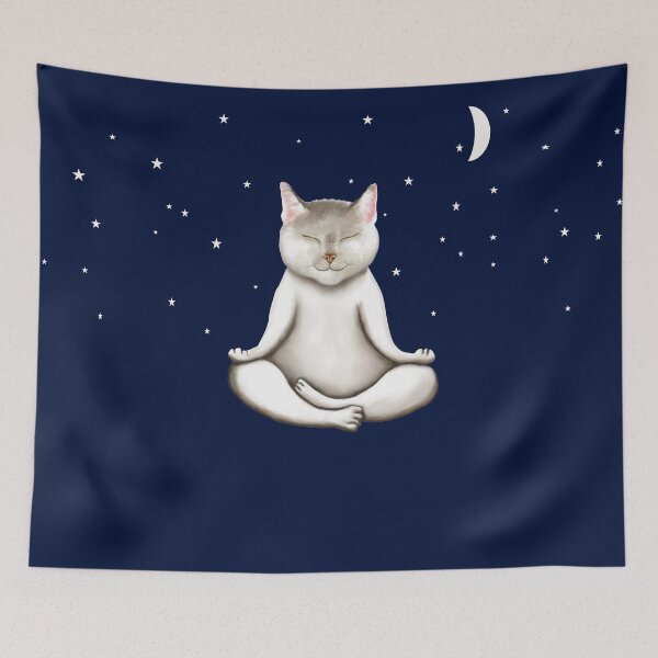 Item preview, KARMA IS A CAT PURRING IN MY LAP - Karma at midnight. designed and sold by Danicus666.