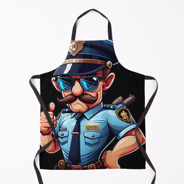 Item preview, Cool Cartoon Badass Policeman designed and sold by Piotrek0001.