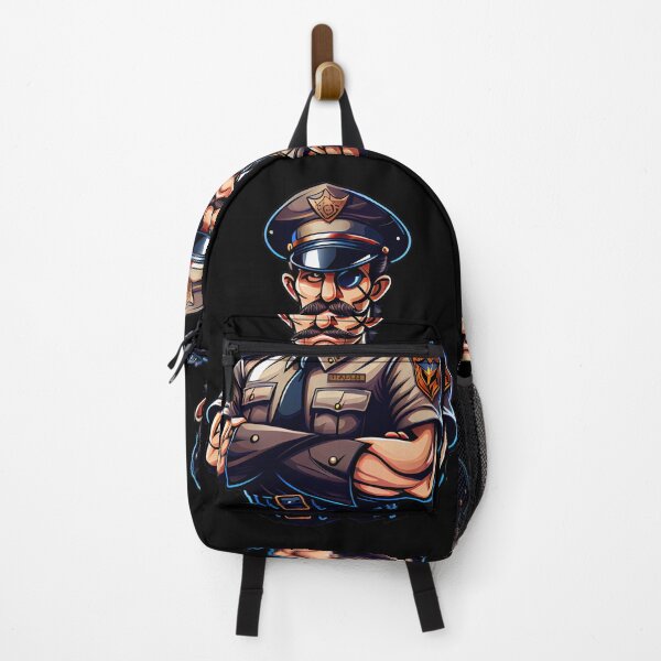 Item preview, Cool Cartoon Badass Policeman designed and sold by Piotrek0001.