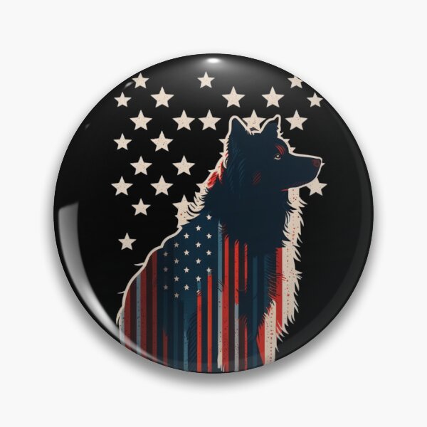Item preview, US flag and dog designed and sold by Zaolta.