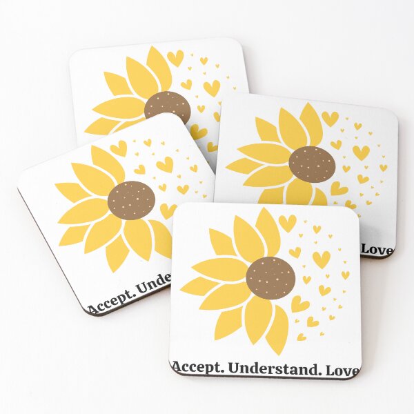 Item preview, Accept Understand Love Sunflower designed and sold by deepblueH.