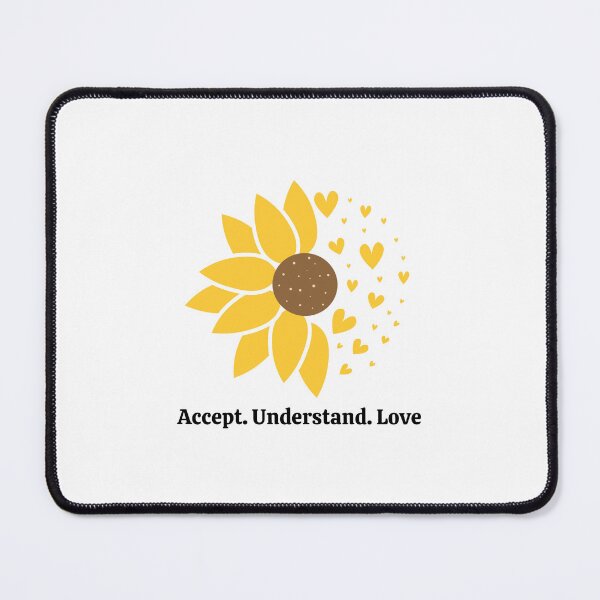 Item preview, Accept Understand Love Sunflower designed and sold by deepblueH.