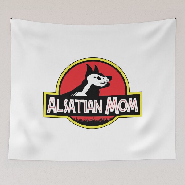 Item preview, (For Bright Background) Jurassic German Shepherd Mom designed and sold by More Cute Dogs.