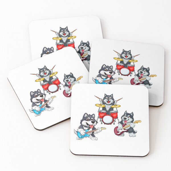 Item preview, The Howlers Husky Rock Band designed and sold by Top Dog Tees.