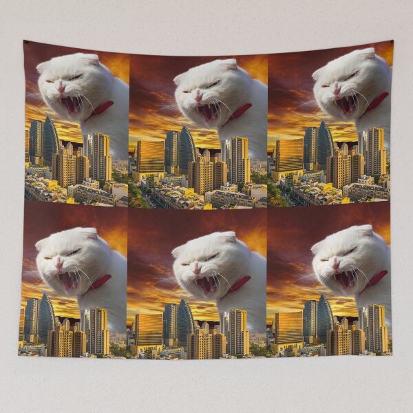 Item preview, Angry Cat In The City designed and sold by CannyGoods.