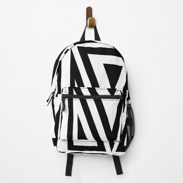 Item preview, Black and White, Triangles, Abstract, Large Print Pattern designed and sold by OneThreeSix.