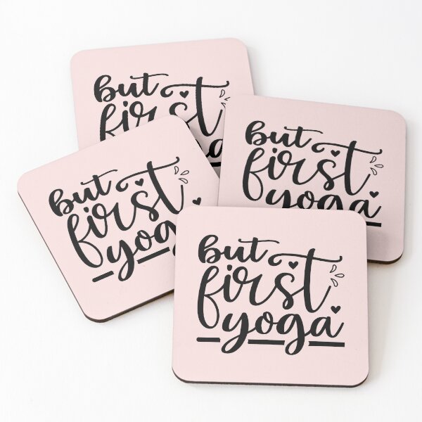 Item preview, Yoga Saying But First Yoga Motivational Quote designed and sold by SoccaTamam.