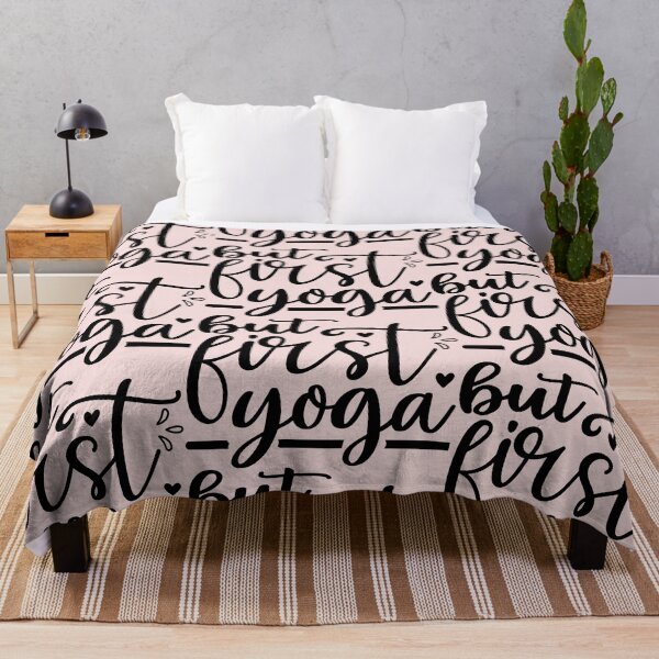 Item preview, Yoga Saying But First Yoga Motivational Quote designed and sold by SoccaTamam.
