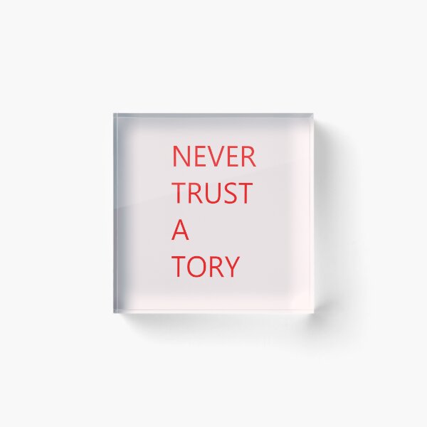 Artikelvorschau, Vertraue niemals einem Tory. entworfen und verkauft von Jeallan Designs.