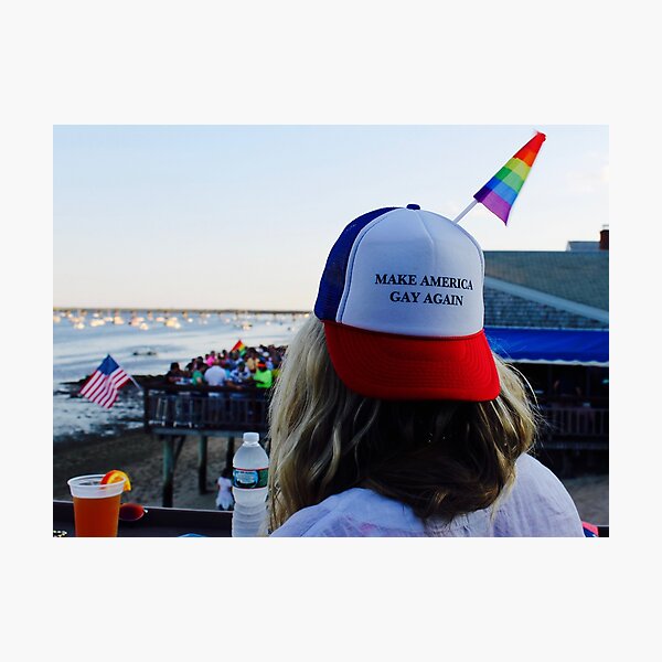 Make America Gay Again Photographic Print