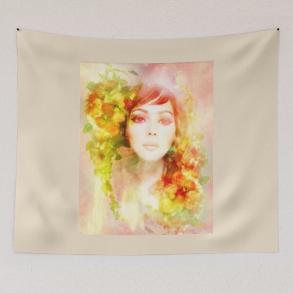 Item preview, Woman in flowers designed and sold by AgArtD.