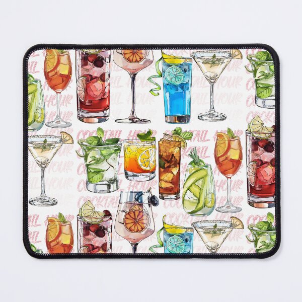 Item preview, Cocktail Hour Collage designed and sold by KatsCanvas.